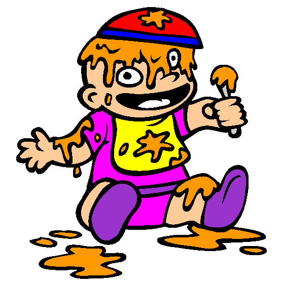 Making A Mess Coloring Page