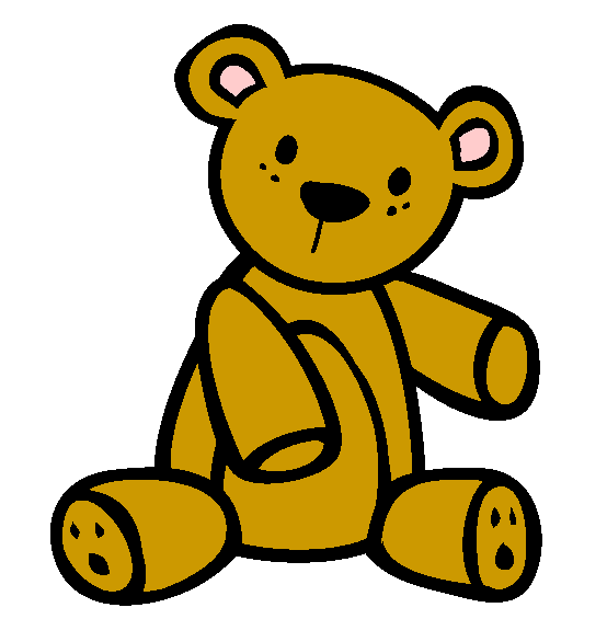 The Teddy Bear Coloring Page