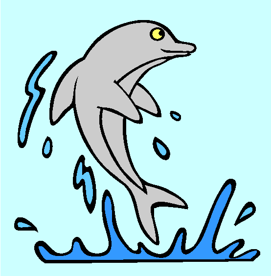 Dolphin Coloring Page