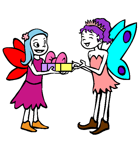 Fairy Themed Party Coloring Page