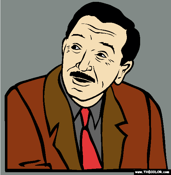 Walt Disney Coloring Page
