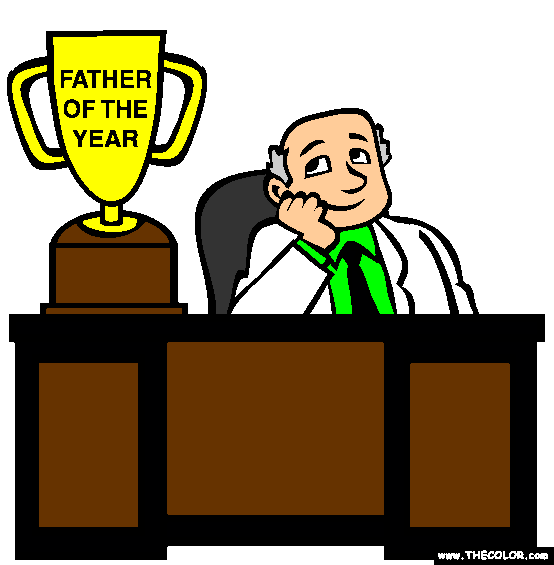 Fathers' Day Coloring Page