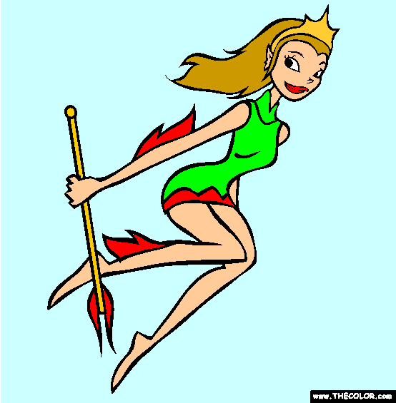 Ocean Girl Coloring Page