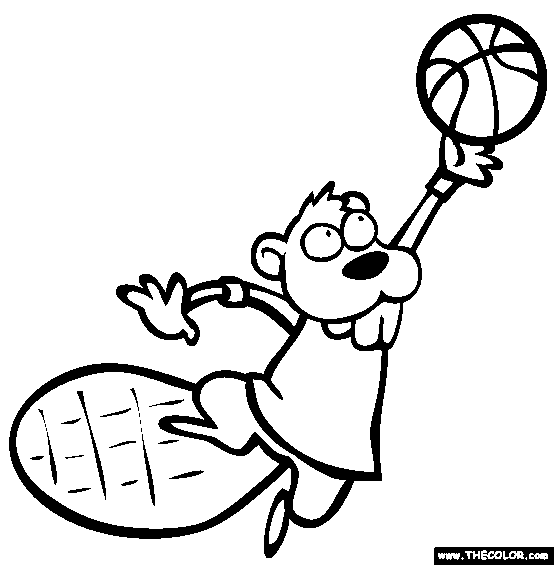 Beavers coloring pages