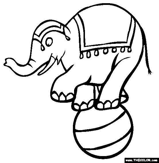 Elephant coloring pages