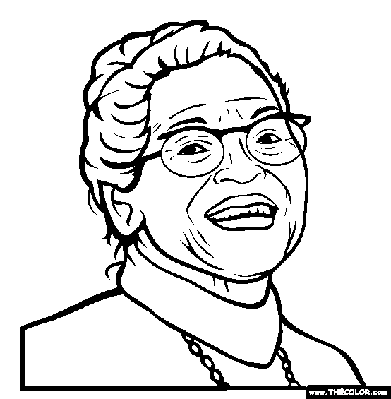 Rosa Parks Coloring Pages