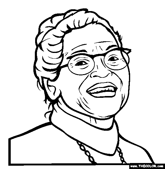 Rosa Parks Coloring Page - image #1 title=