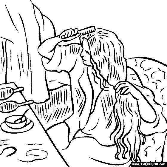 degas coloring book pages - photo #10