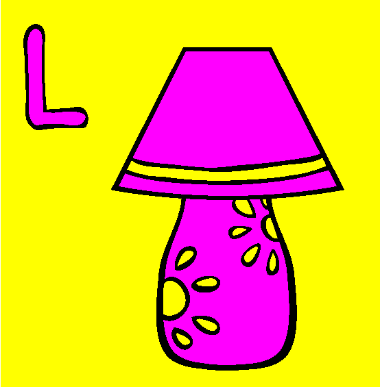 L Coloring Page