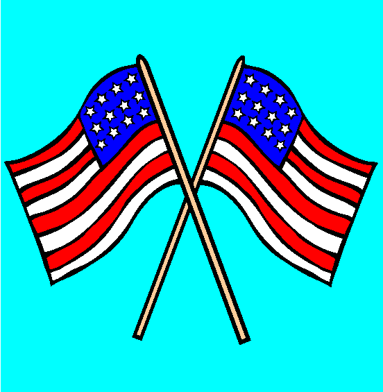 US Flag Coloring Page
