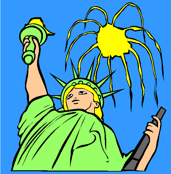 Fourth of July Coloring Page