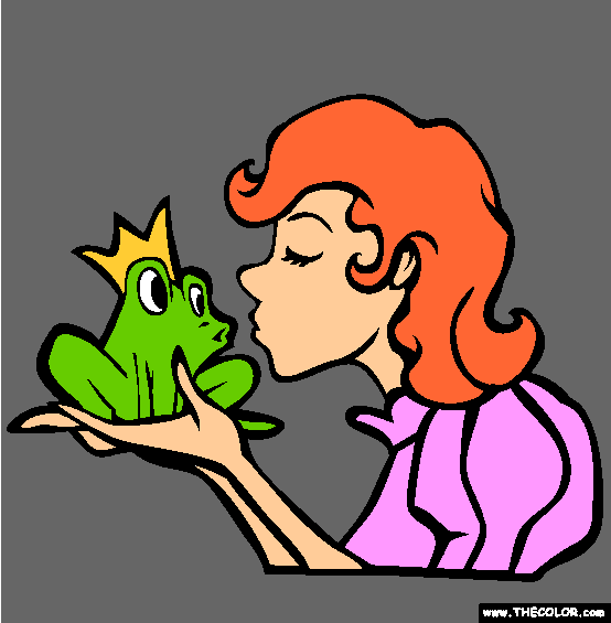 The Frog Prince Coloring Page