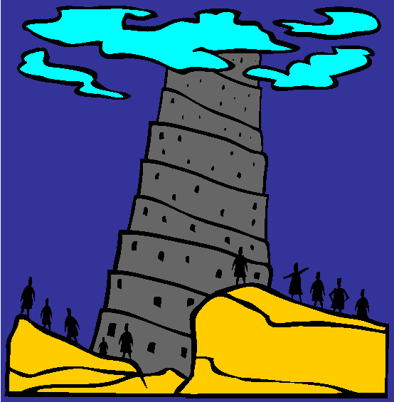 Tower Of Babel Coloring Page