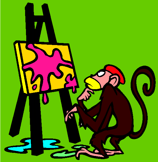 The Easel Coloring Page