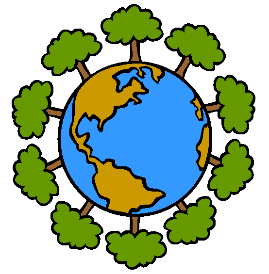 Green Earth Coloring Page