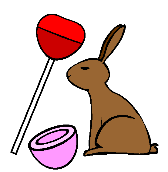 Easter Candy Coloring Page
