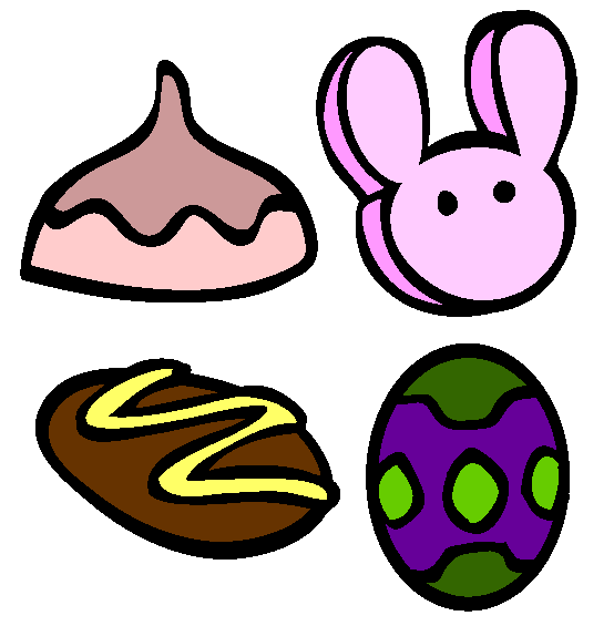Easter Treats Coloring Page