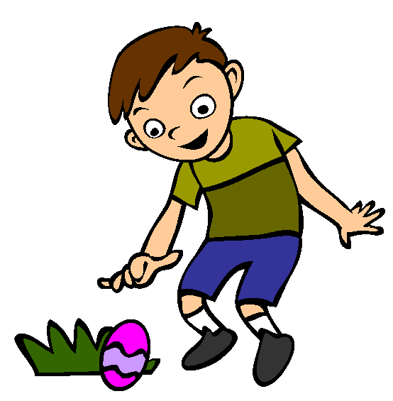 Easter Egg Hunt Coloring Page