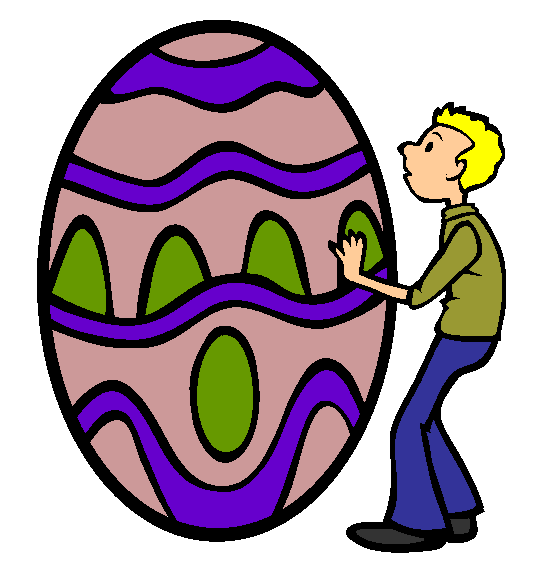 Giant Easter Egg Online Coloring Page