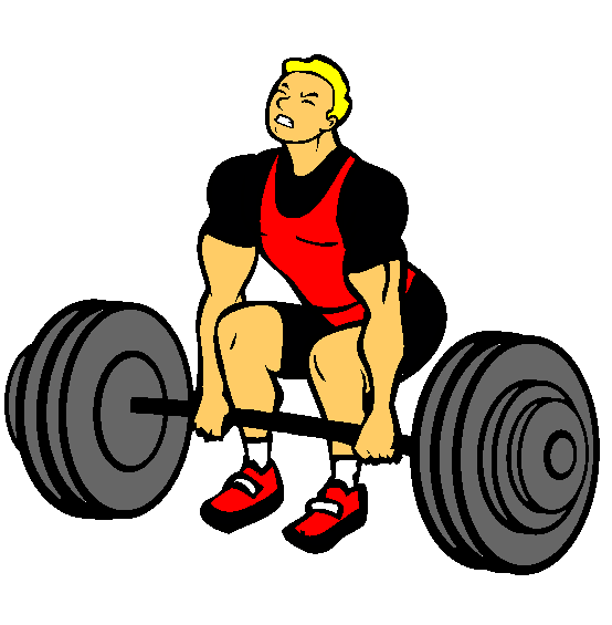 Weightlifting Coloring Page