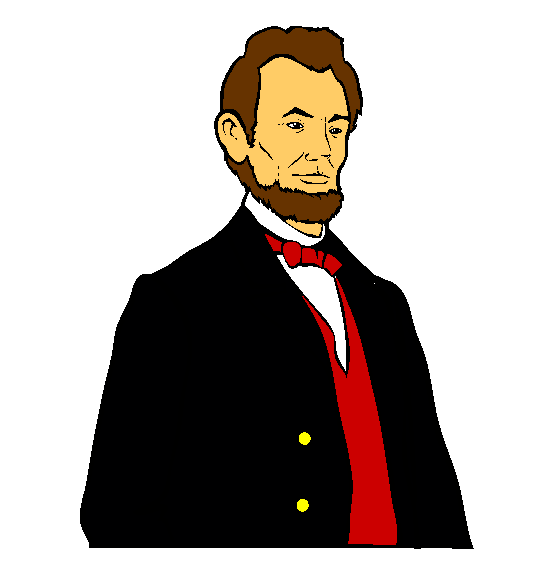 Abraham Lincoln Coloring Page