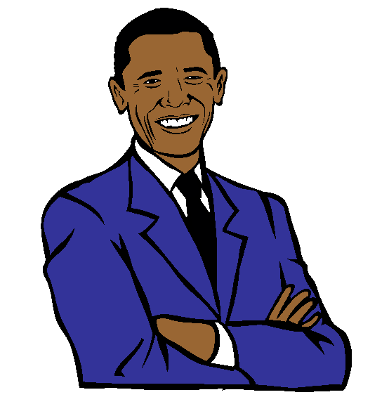Barack Obama Coloring Page