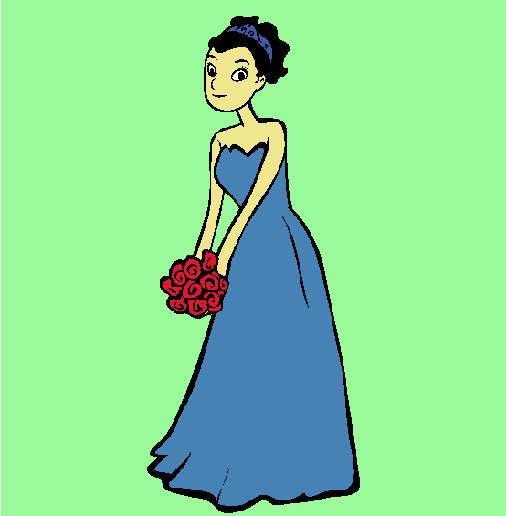 Quinceanera Coloring Page