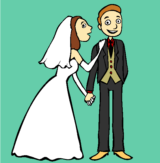 Wedding Coloring Page