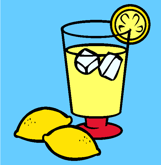 Lemonade Coloring Page