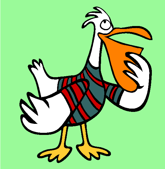 Pelican Coloring Page