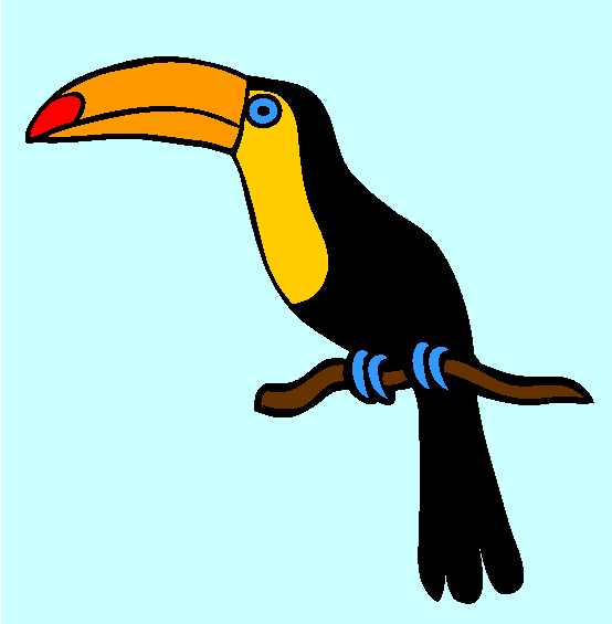 Toucan Coloring Page