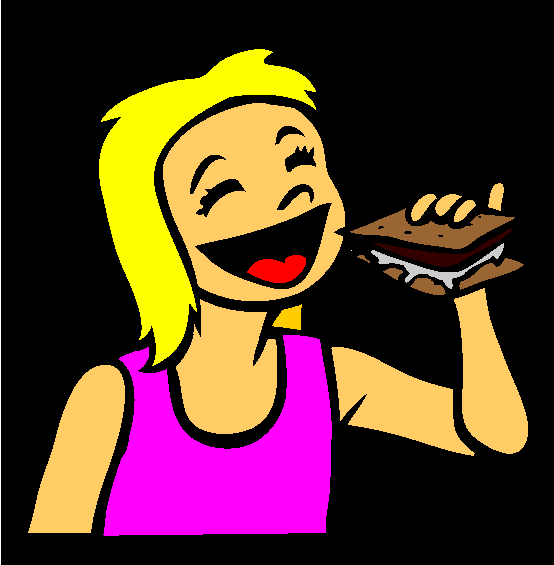 Smores Coloring Page