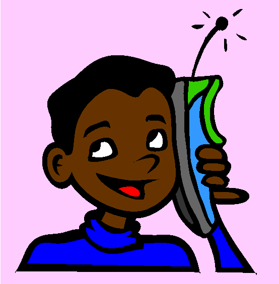 Shoe Phone Coloring Page