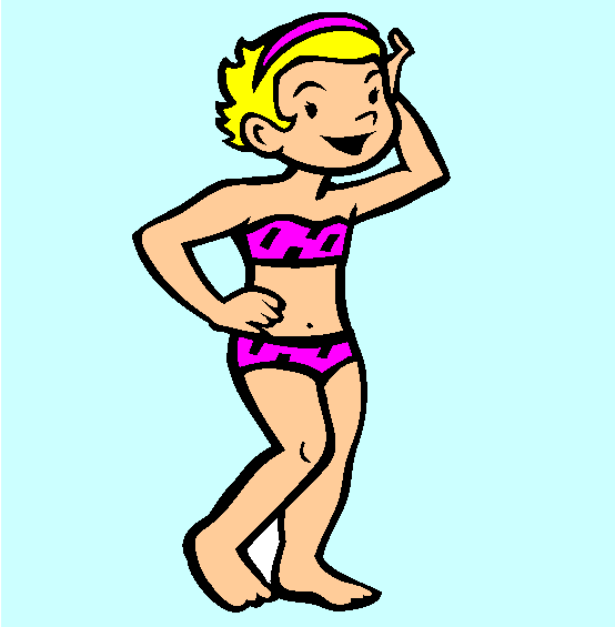 The Bikini Coloring Page