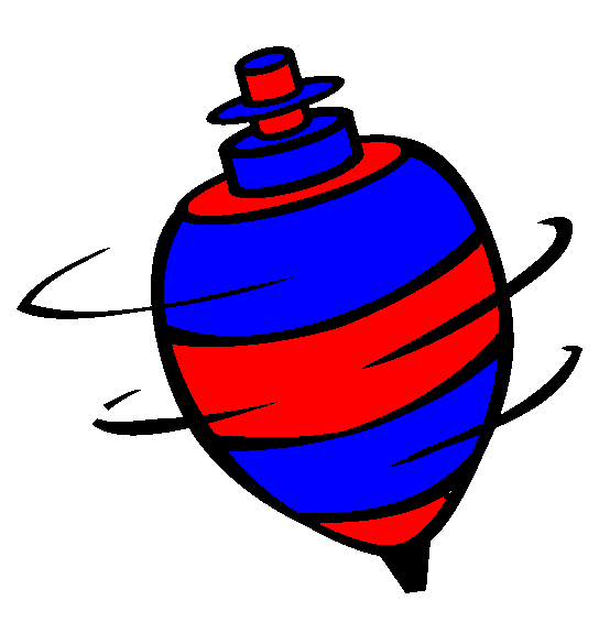 Spinning Top Coloring Page