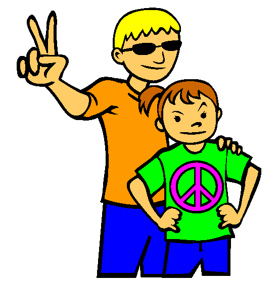 Peace Sign Coloring Page