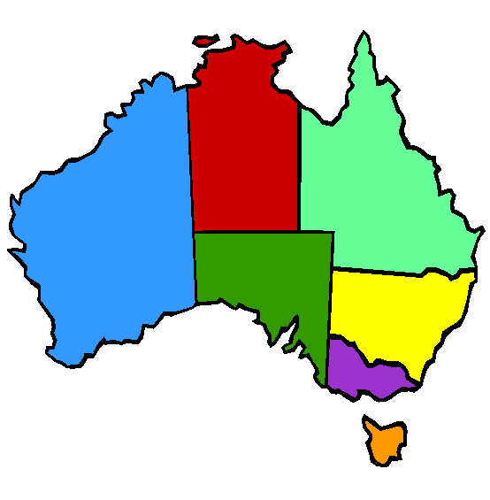 Australia Coloring Page