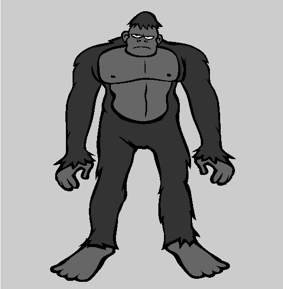 Bigfoot Coloring Page