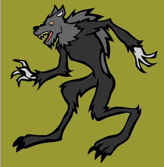 Michigan Dogman Coloring Page