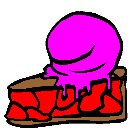 Apple Pie Ala Mode Coloring Page