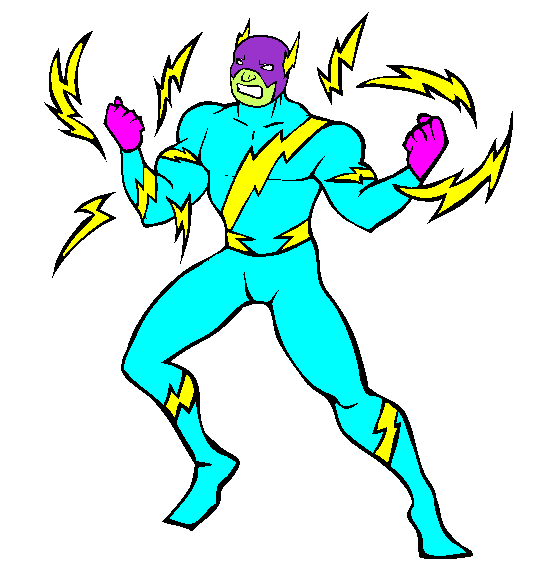 Captain Electric Coloring Page