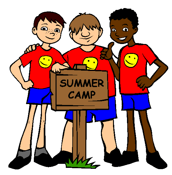Summer Camp Coloring Page