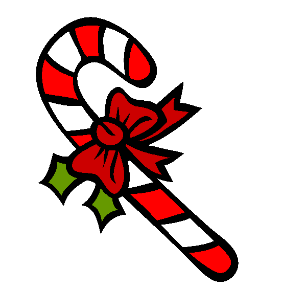 Candy Cane Coloring Page