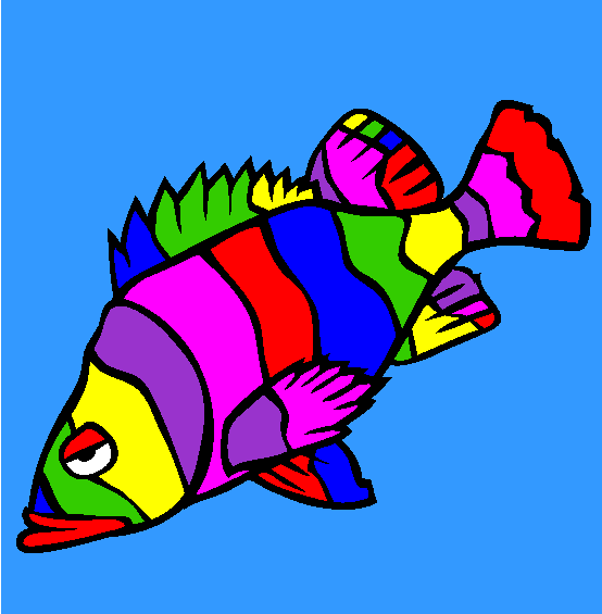 Flag Rockfish Coloring Page