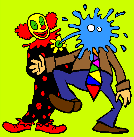 Clowns Coloring Page