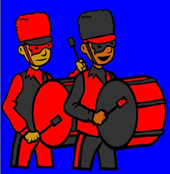 Marching Band Coloring Page
