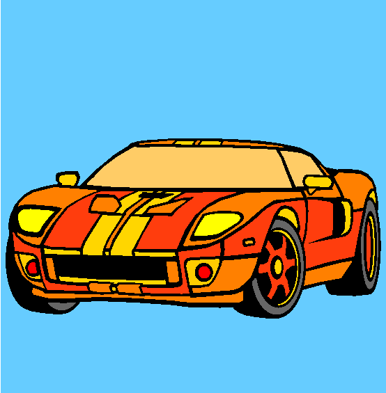 Ford GT Coloring Page