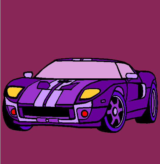 Ford GT Coloring Page