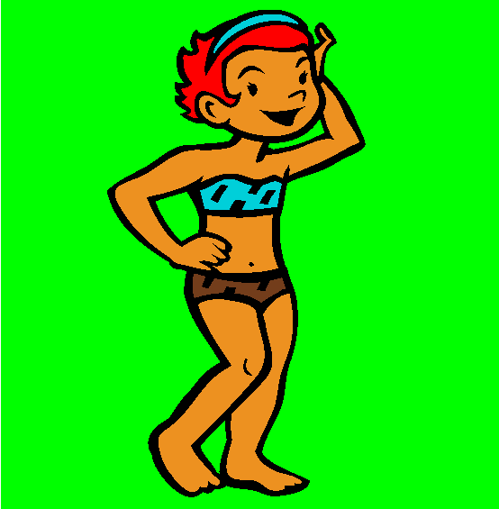 The Bikini Coloring Page