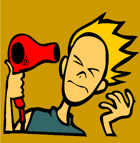 The Blow Dryer Coloring Page